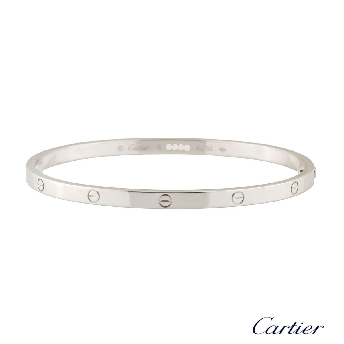 cartier love bracelet sm white gold